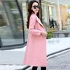 Women's Autumn and Winter Lined Thickened Tweed Coat Long Windproof Warm Coat