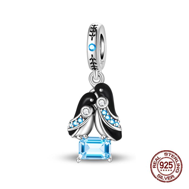 Зимние Шармы Медь Лось Медведь Санта Клаус Шармы Бусины Подходят для Оригинальных Браслетов Для Женщин Сделай Сам Праздничные Ювелирные Изделия Подарки