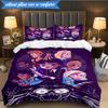 Stained Glass Gothic Romance 3pcs K-pop music group Bedding set,Ideal for Bedroom, Dormitory,Including Duvet Cover And 2pcs Pillowcases,Fan gifts
