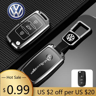 Чехол-брелок для ключа автомобиля в стиле VOLKSWAGEN VW Для VW Volkswagen Polo Tiguan Passat B5 B6 B7 Golf 4 5 6 MK6 Jetta Lavida