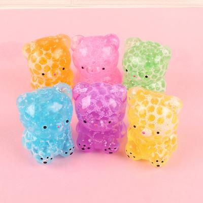 Игрушка Tpr Bear Vent, декомпрессионный артефакт для снятия стресса, медленный отскок, сжимаемый мяч на день рождения