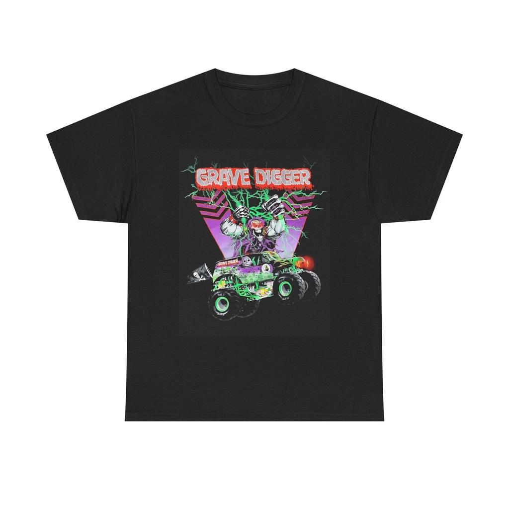 Men's and Women's T-shirts Monster Truck Graphic