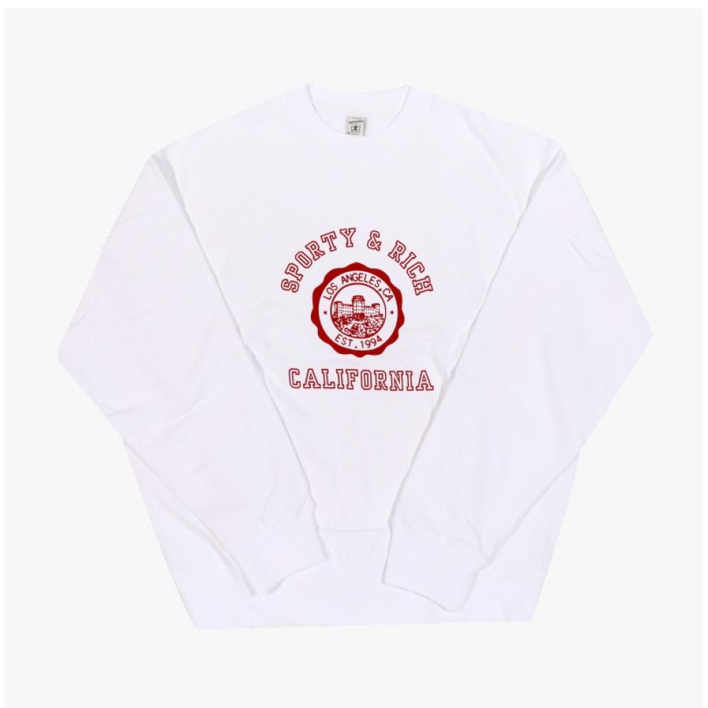 Sporty Rich Unisex Sweatshirt California Emblem Wh01