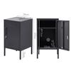Прикроватные тумбочки Artiss Artissin Metal Locker Storage Shelf Filed Cabinet Cabinet Bedside Table Black
