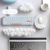Cloud Shape Wrist Rest Pad Soft Material Memory Foam PU Bottom Anti-Slip Rubber Base Office Keyboard Mouse Support Wrist Pad
