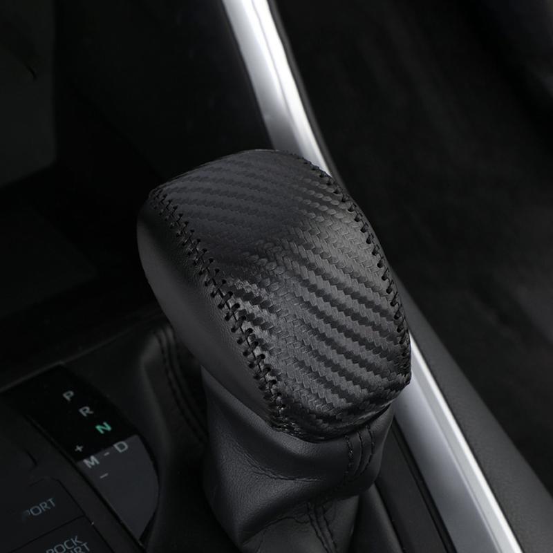 Для Toyota RAV4 XA50 2019 2020 2021 2022 2023 2024 натуральная кожа ручное шитье шестерня AT автомобиль рычаг переключения передач ручка чехол