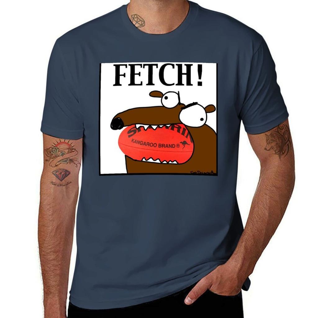 Fetch! T-Shirt Relaxed Fit Casual Short Sleeve Top