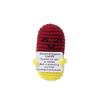 New Handmade Knitted Capsule Doll With Positive Card Home Room Decoration Funny Crochet Emotional Support Capsule Ornament Gifts