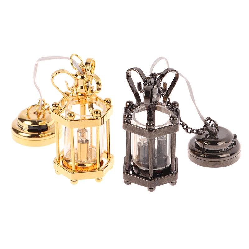 1:12 миниатюрный потолочный светильник для кукольного домика, люстра, светодиодный настенный светильник, мебельный декор