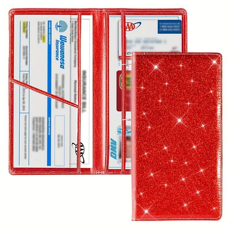 Держатель для свидетельства о регистрации автомобиля и страхового полиса, органайзер для документов на транспортное средство в отделение для перчаток, роскошные дорожные аксессуары