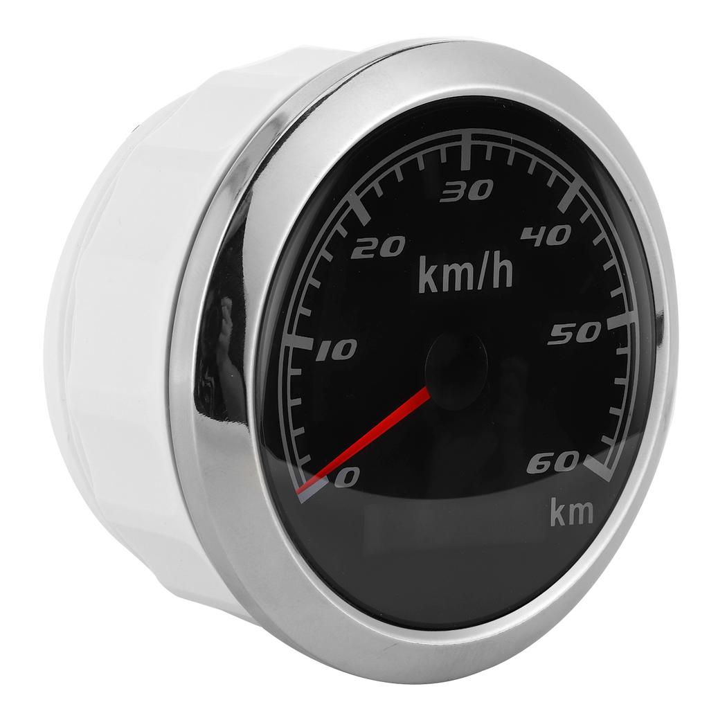 85 мм 60 км/ч H GPS Спидометр IP67 Водонепроницаемый Универсальный для морских судов, яхт, автомобилей, мотоциклов Черный циферблат