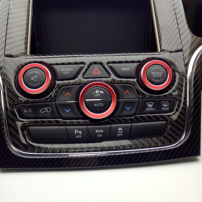 Jeep Grand Cherokee AC Knob Decorative Rings - Interior Mod Kit