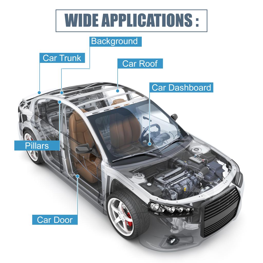 UXCELL замшевая обивка потолка ткань 92x152 см 162x152 см 203x152 см пенопластовая подкладка для защиты автомобиля старение сломанный выцветший ремонт своими руками замена