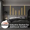 COB  LED Strip 6pcs – Warm White, 12V, Cuttable, With Touch and Hand Sweep Dimmer for TV Background, Cabinets and DIY
