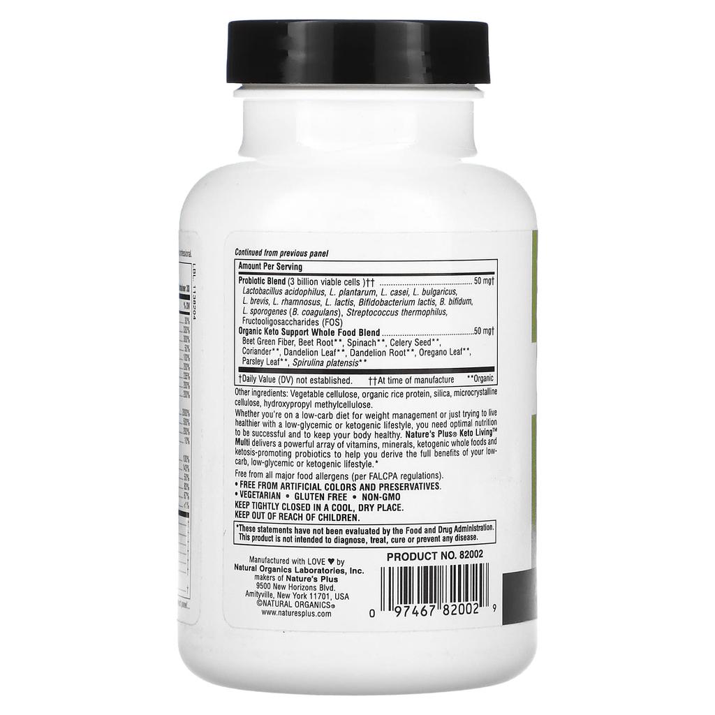 Ketoliving, Daily Multi, 90 Capsules