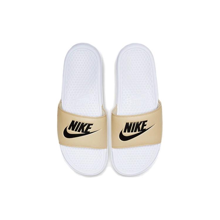 Nike Benassi JDI Slide 'White Team Gold' Men's 343880-108