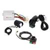 48V 350W Electric Bike Conversion Controller Kit Brush Speed Motor Controller Thumb Throttle Handlebar Kit