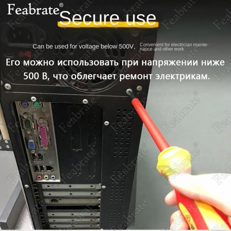 Набор изолированных отверток, Torx, и, упакованный для дома, электромонтажных работ и электротехнических целей.