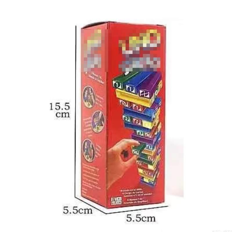 Большие английские французские кубики для складывания Семейная игра для вечеринок Развивающая игрушка для детей