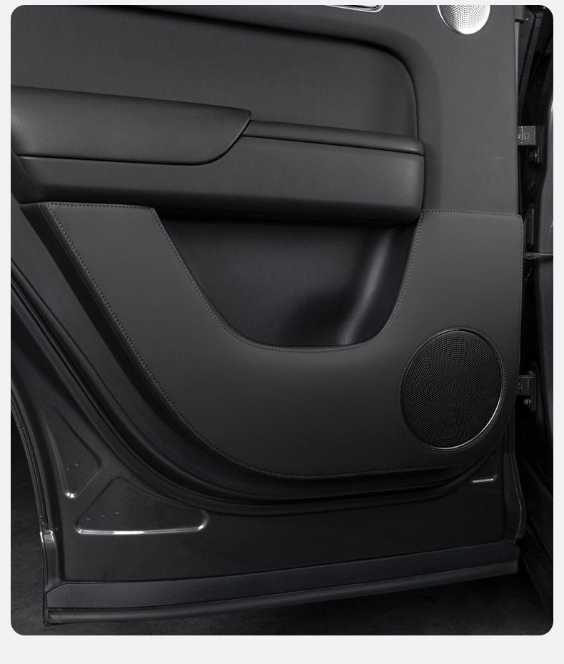 Li Auto L7 Interior Leather Anti-kick Mat - Car Door Protection & Decorative Accessory