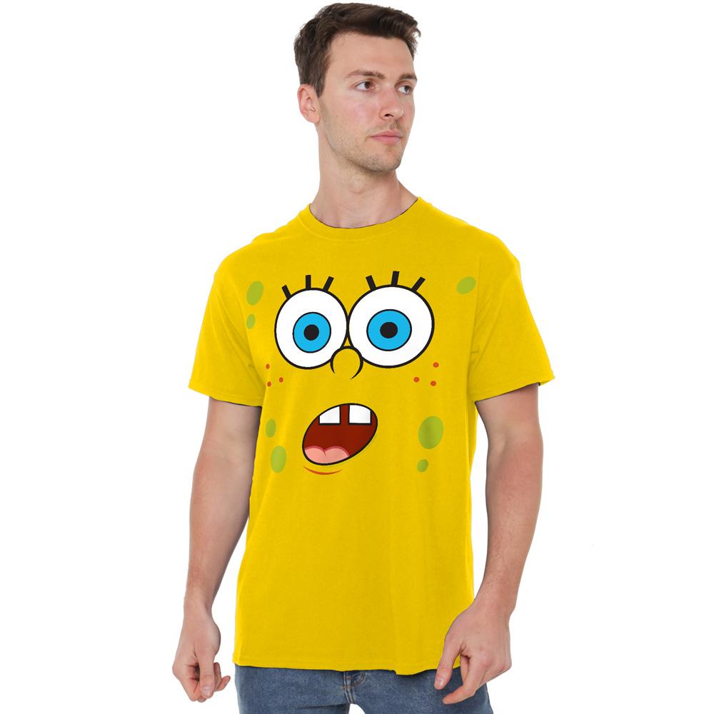 SpongeBob SquarePants Mens Surprise Face T-Shirt