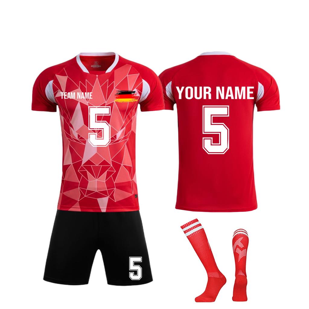 Комплект персонализированных рубашек для мужчин и девочек с именем и номером, футбольные майки на заказ для мальчиков, тренировочный костюм