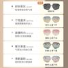 New fashionable sunglasses for women, large frames, suitable for wearing without makeup LS317Live Stream Recommendation: Versatile Metal Polarized