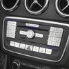 Центральная консоль, мультимедийные кнопки, наклейки, отделка для Mercedes Benz GLA X156 CLA C117 AB Class W176 W246, наклейки для салона автомобиля