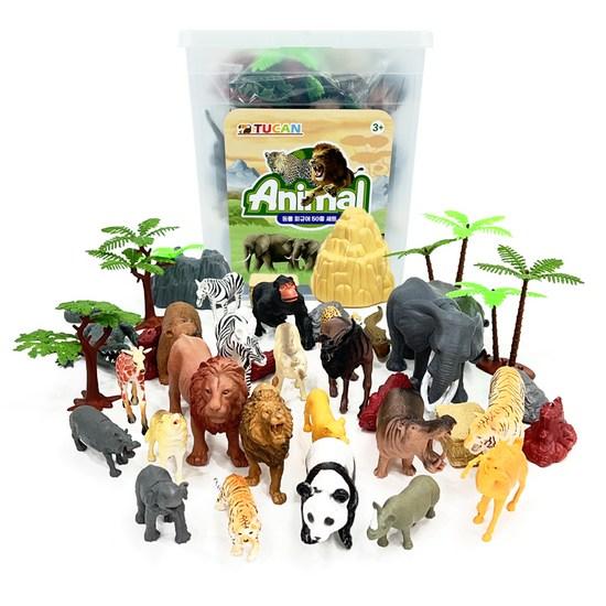 Set of 50 Toucan Animal Figures, Popular Toys In Korea