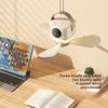 New Wireless Portable Rechargeable Ceiling Fan for Student Dormitories, Small Portable Outdoor Camping, USB Fan for Beds