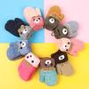 New Hot Elastic Boys Girls Cute Cartoon Kids Gloves Thick Warm Knitted Mittens
