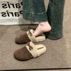 Женские флисовые шлепанцы-вьетнамки Birkenstock на осень/зиму 2025 года – Теплая, пушистая, универсальная повседневная обувь для улицы
