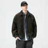 American Retro Trendy Brand Corduroy Jacket Men'S Loose Lapel Design Flying Tooling Jacket