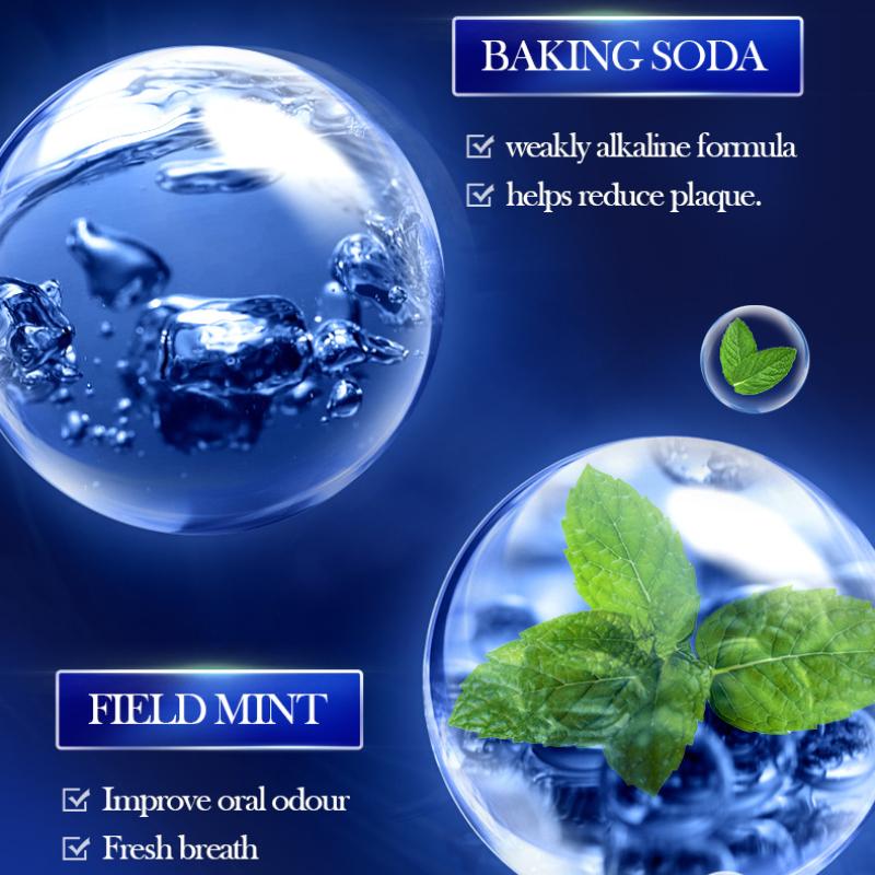 Зубная паста с насосом SADOER Пищевая сода Пробиотики Чистые зубы Свежесть рта