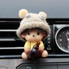 Милый мультяшный автомобильный освежитель воздуха, аромат, магнитный дизайн, автоаксессуары, украшение интерьера, духи