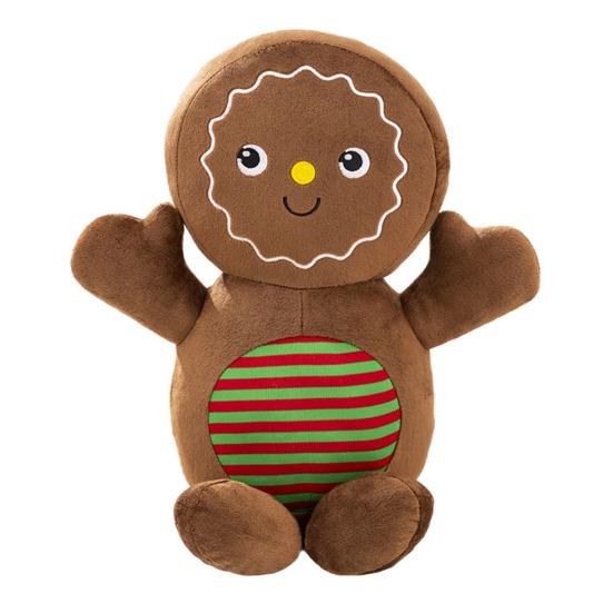 Пряничный человечек плюшевая кукла подушка мягкая милая рождественская декоративная подушка для домашнего дивана-кровати