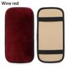 Interior Accessories Seat Supports Leather Cushion Case Car SUV Armrest Cover  Arm Rest  Pad  Console Box Mat