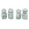 Mini Monk Statue Zen Style Figurine Resin Decor for Aquarium Fish Tank Micro Scene Garden Bonsai Ornament
