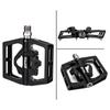 ZTTO Aluminum Bicycle Pedals SPD Clipless To Platform Convertible MTB Mountain Bike Pedal STPD15 Black