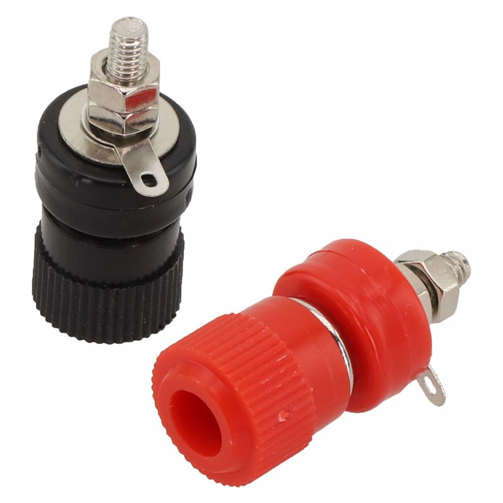 Удобный клеммный блок для аккумулятора, пара красного и черного