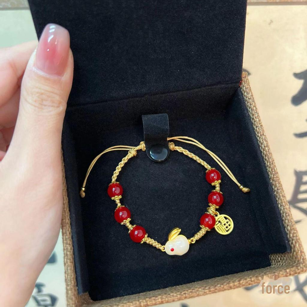 2025 Retro Chinese Camellia Braided Bracelet: Elegant, Ethnic-Style Design for Women