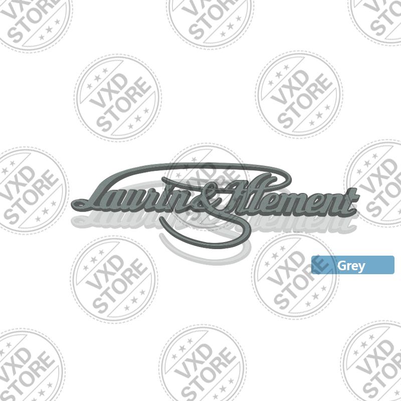 AAAIY1 For L&K Laurin & Klement Kodiaq Octavia Superb Scala Karoq skoda Car 3D Metal Badge Decals Sticker Car Rear Trunk Emblem