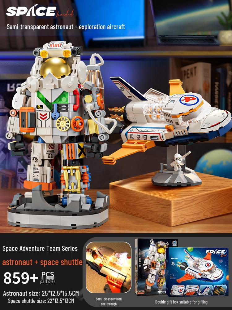 Space Capsule Building Blocks Toy – Educational Gift for Kids Aged 6 to 12, Perfect for Birthday