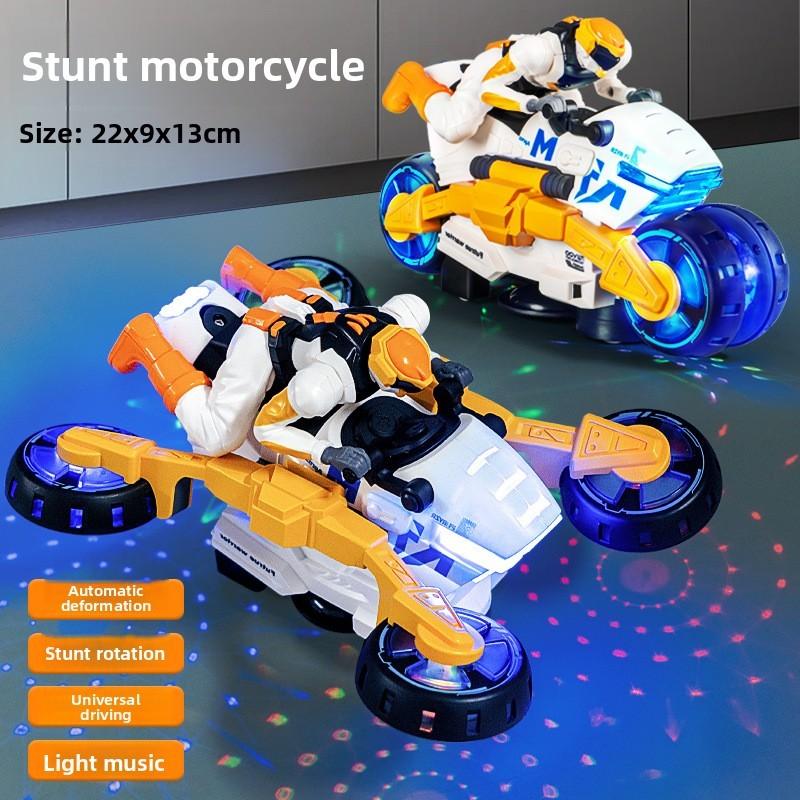 Игрушка Мотоцикл Трансформер Со Световыми Эффектами и Музыкой Для Мальчиков