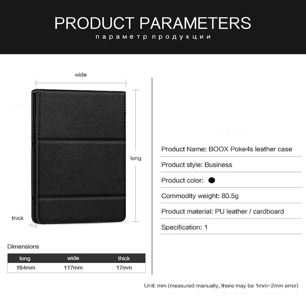 Износостойкий чехол для электронной книги с тремя отделениями и подставкой для Onyx Boox Poke 4S/4/3/2