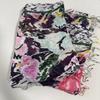 Used Pice Stole Floral Linen