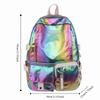 Multi-Pocket Laser  Backpack Korean Style Shoulder Bag Portable Students School Bag  Teenager