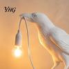Holiday Gift for Home Enthusiasts Crow Table Lamp, Gothic Raven Night Light, Halloween Black Bird Niche Decor Gifts Dark Academia Lamp Desktop Bedroom