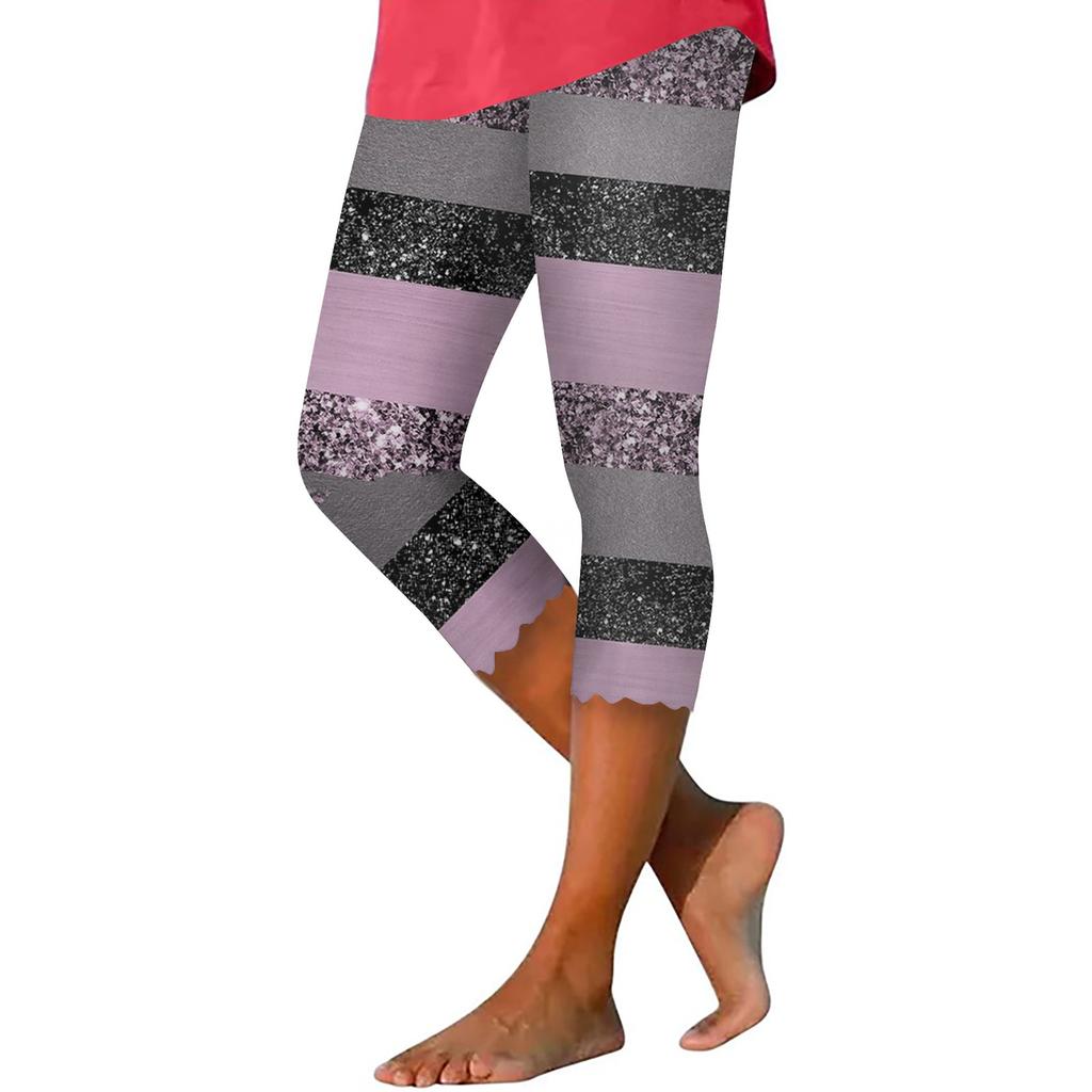 Летние женские леггинсы, укороченные брюки, однотонные узкие брюки с высокой талией для бега, йоги, тренировок в тренажерном зале