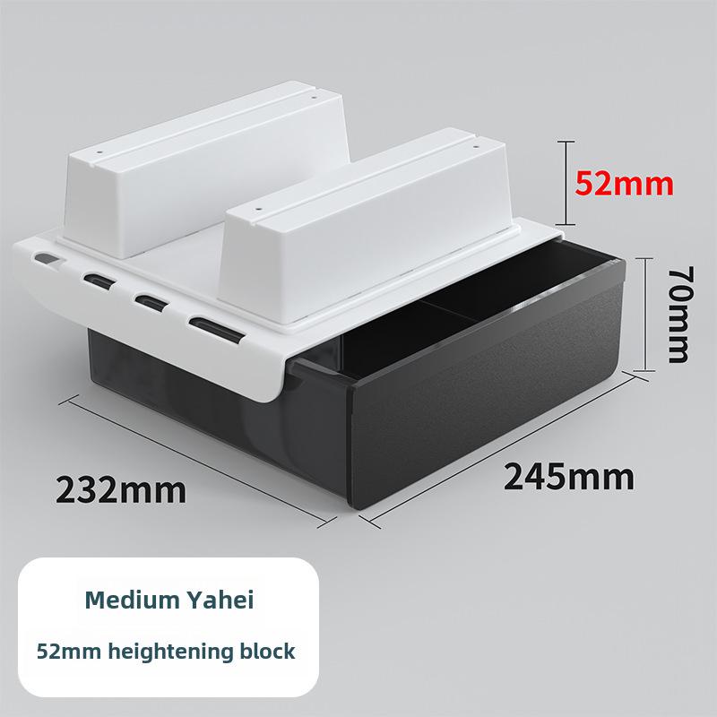 Under-Desk Hidden Drawer Storage Box for Office Workstation